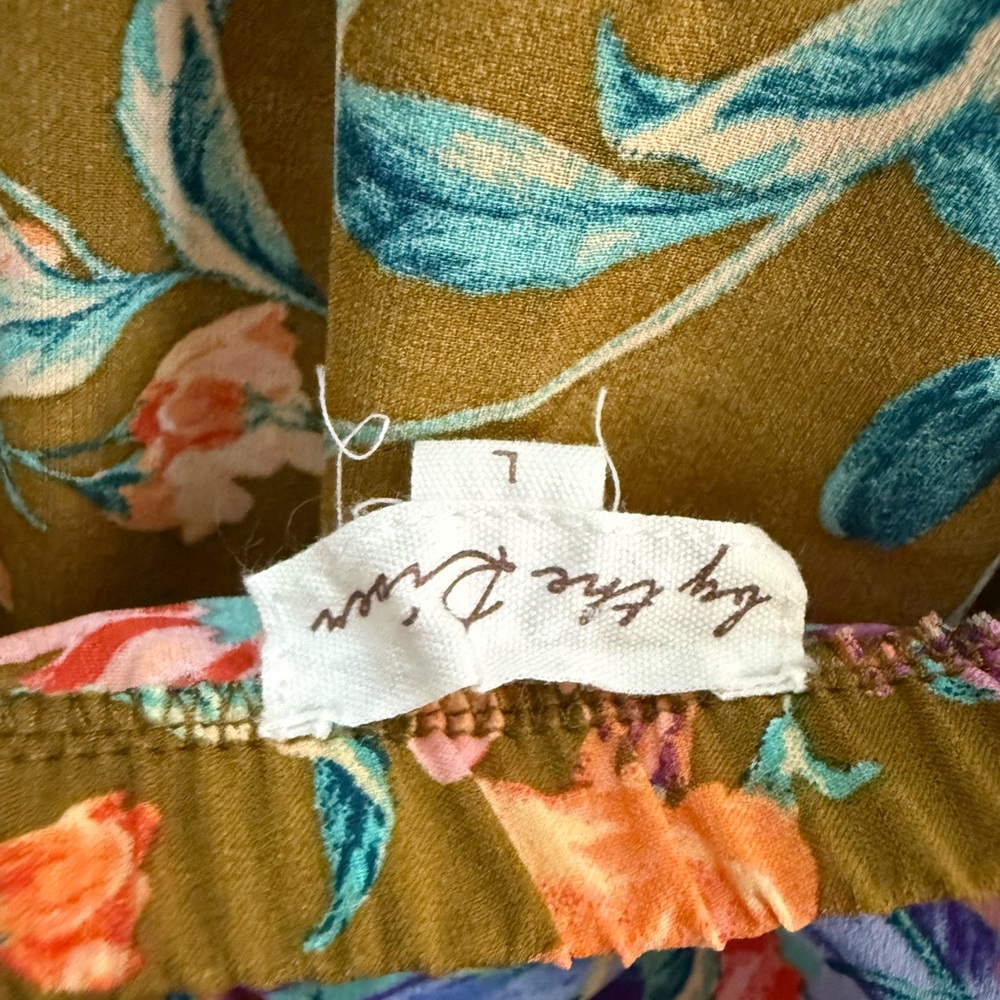 Lightweight & Airy Floral Halter Maxi/Midi Dress (Green/pink/purple/coral/blue) - Picture 4 of 13